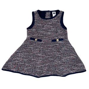 Janie and Jack Navy Tweed dress